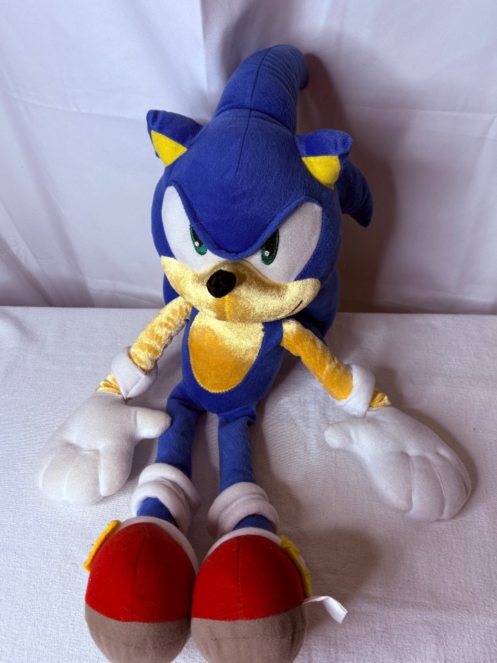 Sonic the Hedgehog Sega Plush Doll Stuffed Animal Toy 24" Large Blue Game/Movie